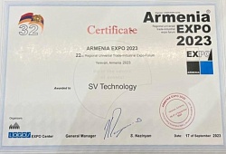 SV Technology Company has joined the main exhibition of Armenia-Armenia EXPO 2023.